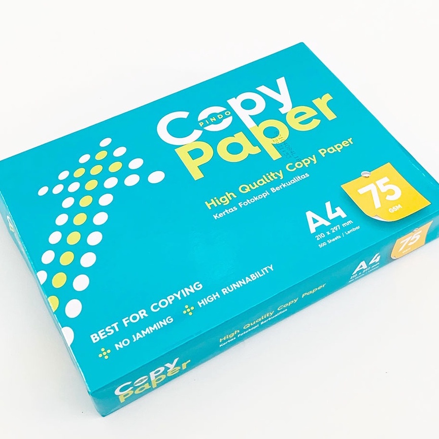 COPY PAPER 75GR A4 F4 / KERTAS FOTOCOPY /  KERTAS PRINT 75 A4 F4 / 75GR A4 FOLIO