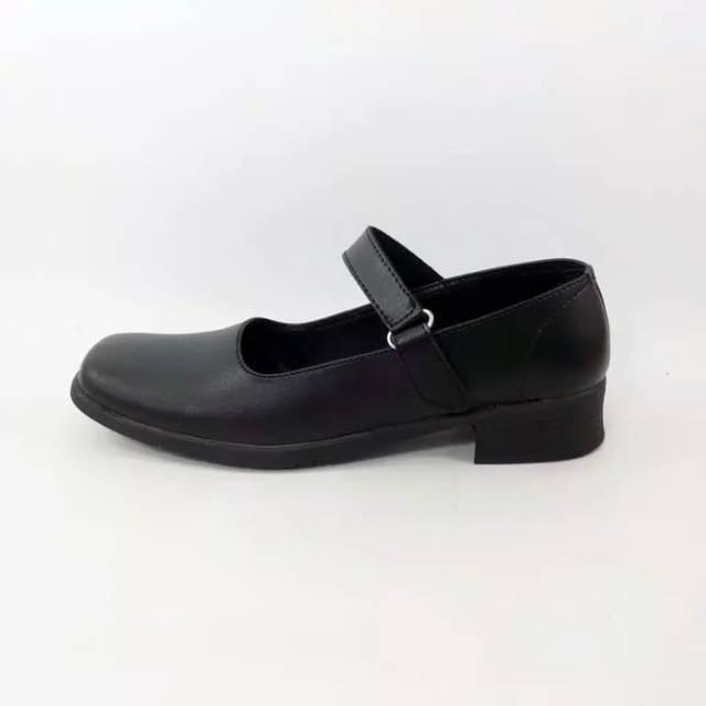 Sepatu Pantofel Wanita Ukuran Jumbo Hitam sekolah Paskib Paskibra