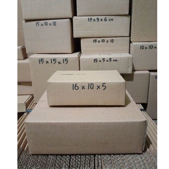 

kardus 16x10x5 polos luar dan dalam