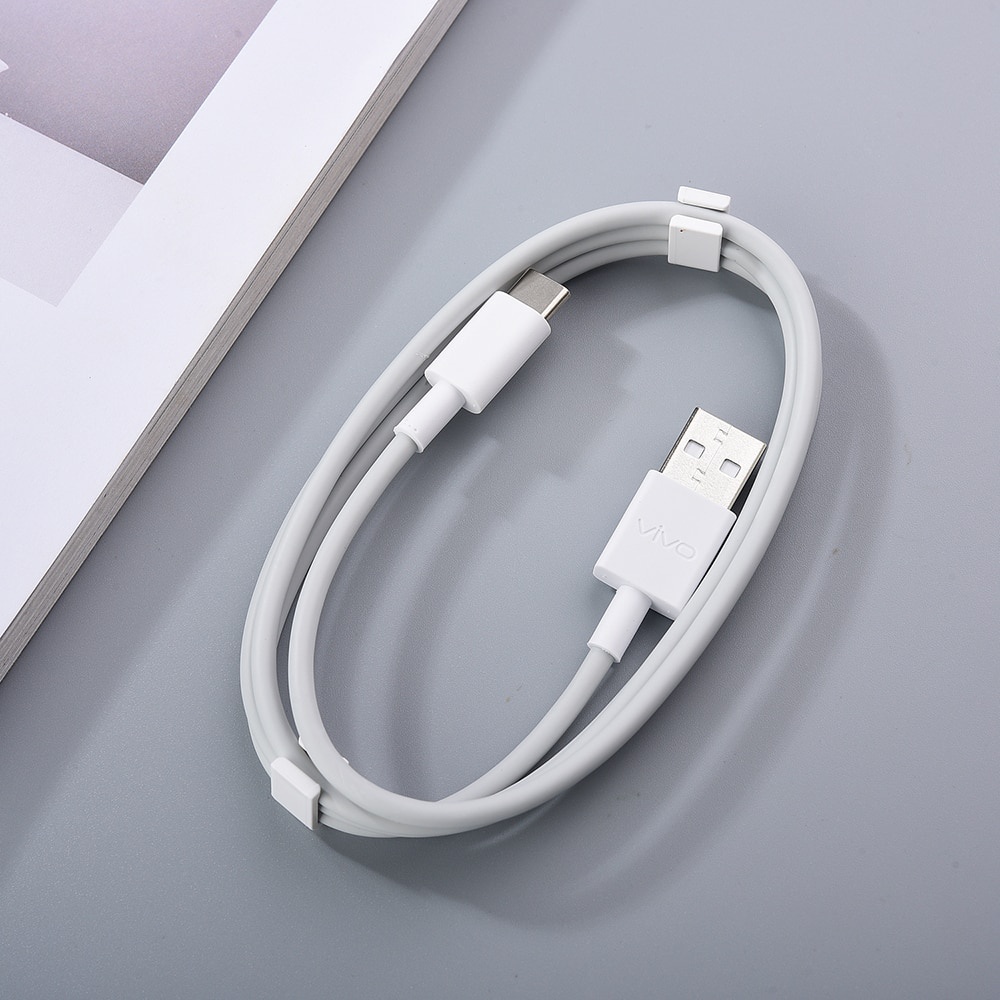 Kabel data VIVO Flashcharge 2.0 Kabel USB C/Tipe C Data Line untuk Vivo X60 X50 X30 X27 Pro