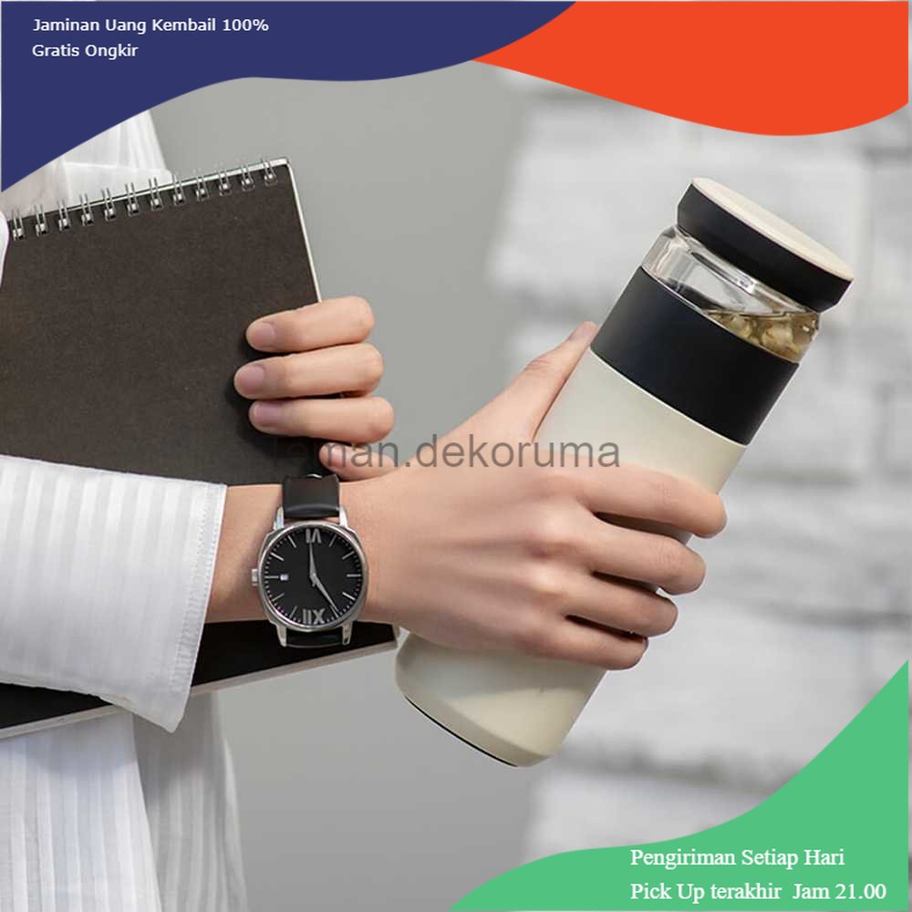 TD - PR Funjia Home Botol Minum Thermos Penyaring Teh Tea Infuser 520ml