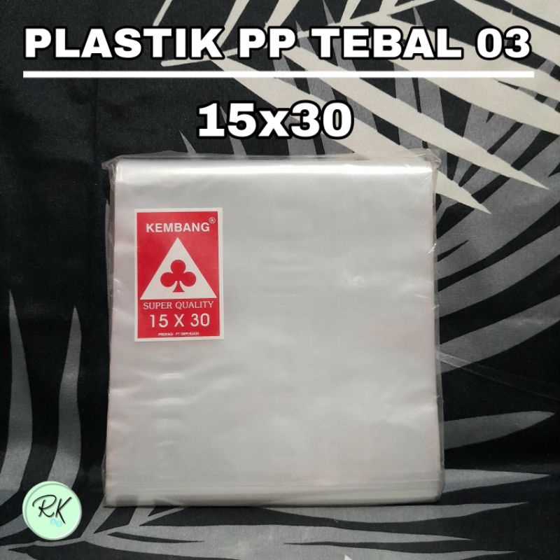 PLASTIK PP LAUNDRY 15x30 TEBAL 03 BENING
