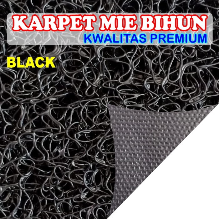 Karpet Mobil Karpet Mobil Mie Bihun Meteran Hitam (Black)