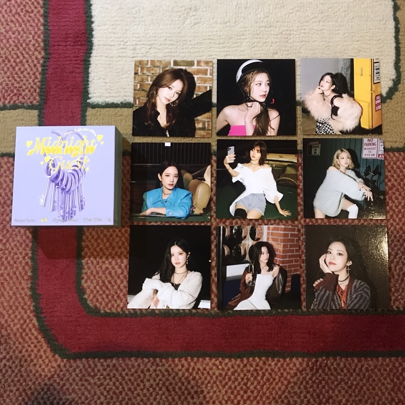 fromis_9 photocard midnight guest after kihno kit saerom hayoung gyuri jiwon jisun seoyeon chaeyoung