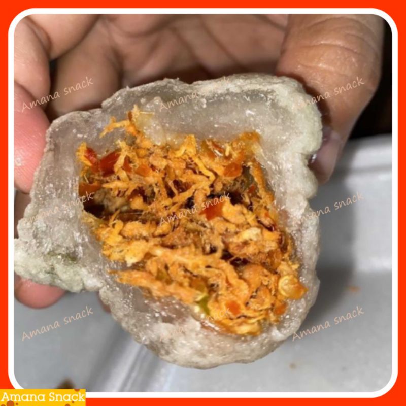 Cireng Isi ayam Original dan pedas Mercon lezat, AMANASNACK Tangerang selatan