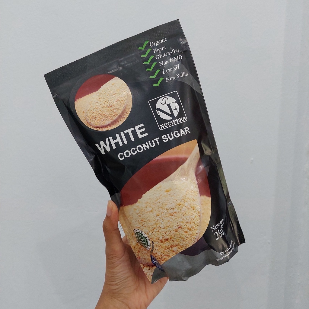 

Organic White Coconut Sugar (Gula Kelapa Putih Organik) Nucifera 250gr