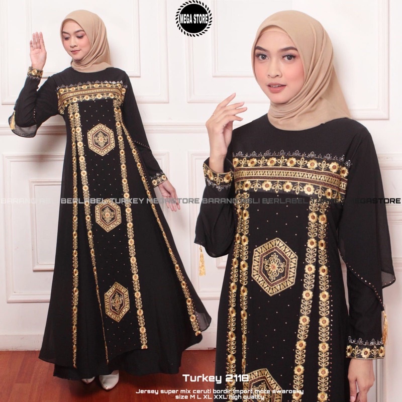Gamis Abaya | Turkey 2118 by Megastore