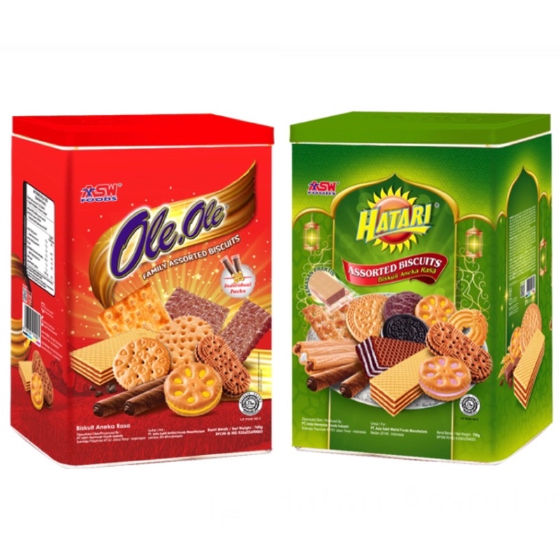 

ASW Hatari Assorted Biscuit Segi 750gr ASW Ole - Ole Assorted Biscuit Segi 700gr / ASW / Foods / Hatari / Assorted / Biscuit / Segi / 750gr / Ole - Ole / 700gr / Kaleng / Biskuit