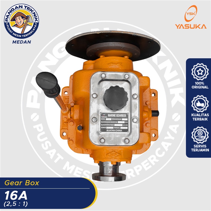 GEARBOX KAPAL YASUKA | 16A RASIO 2,5 : 1| MARINE GEARBOX