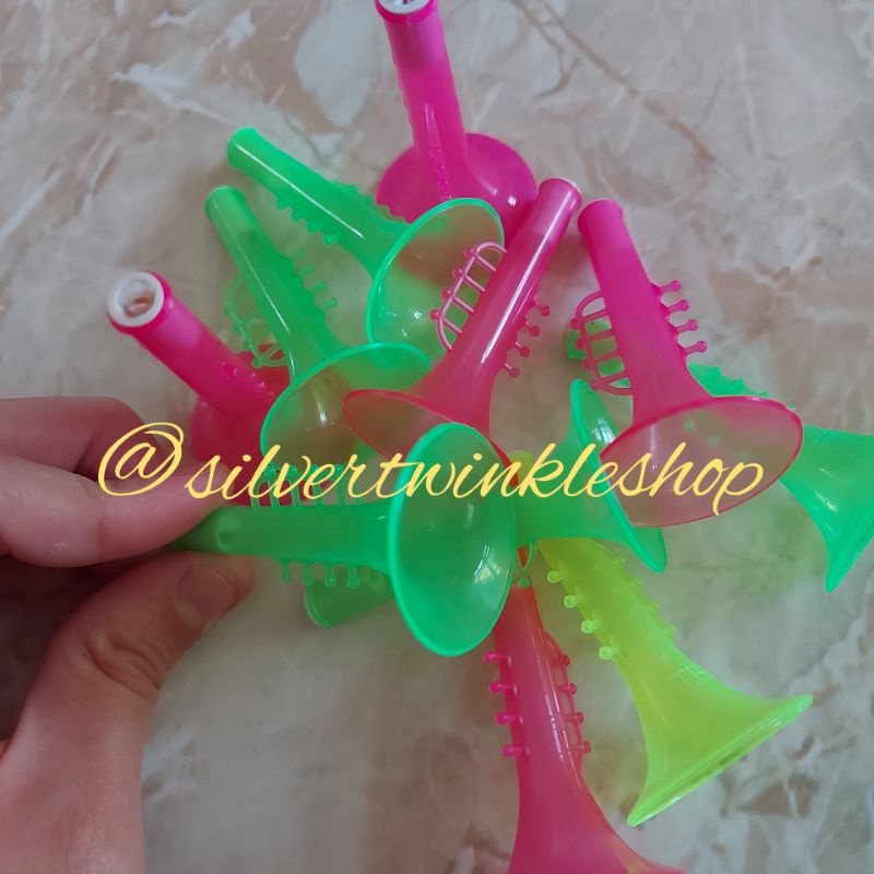 Mainan edukasi anak terompet trompet mini alat musik tiup terapi wicara oral  therapeutic jadul priw