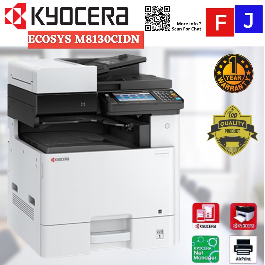 Mesin Fotocopy Warna Kyocera M8130cidn 8130 Kertas A3 A4 GARANSI RESMI