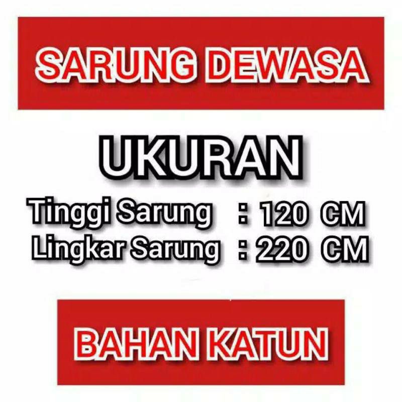 PROMO PAKET USAHA 100 RIBU 3PCS | SARUNG BATIK DEWASA | MOTIF SARUNG GUS IQDAM SARWON