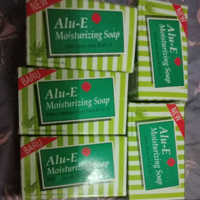 Alu-E Moisturizing Soap 85gr Sabun Aloevera