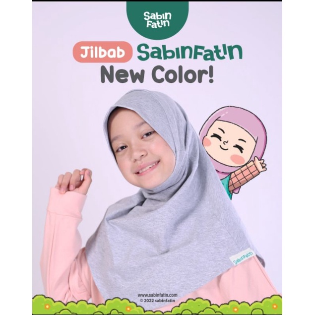 Jilbab Basic SabinFatin | Sabin Fatin | Afrakids New