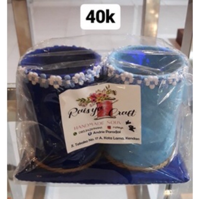 

tempat pulpen flanel