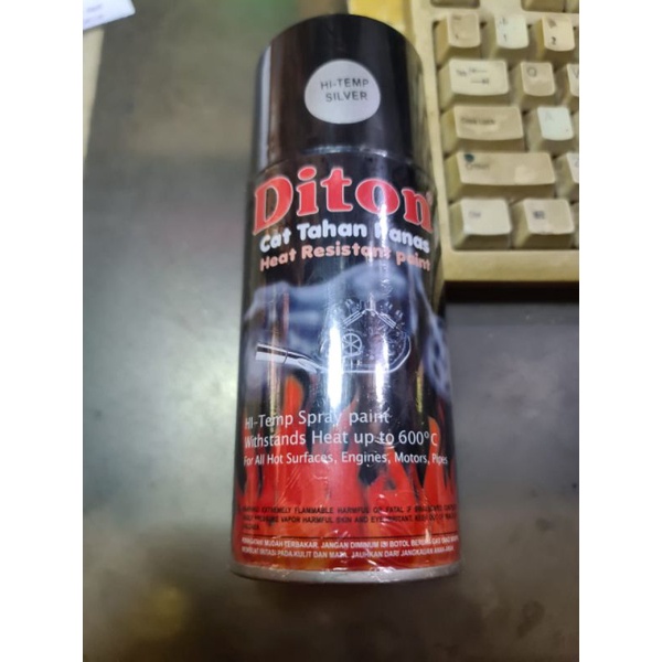 cat semprot diton tahan panas silver
