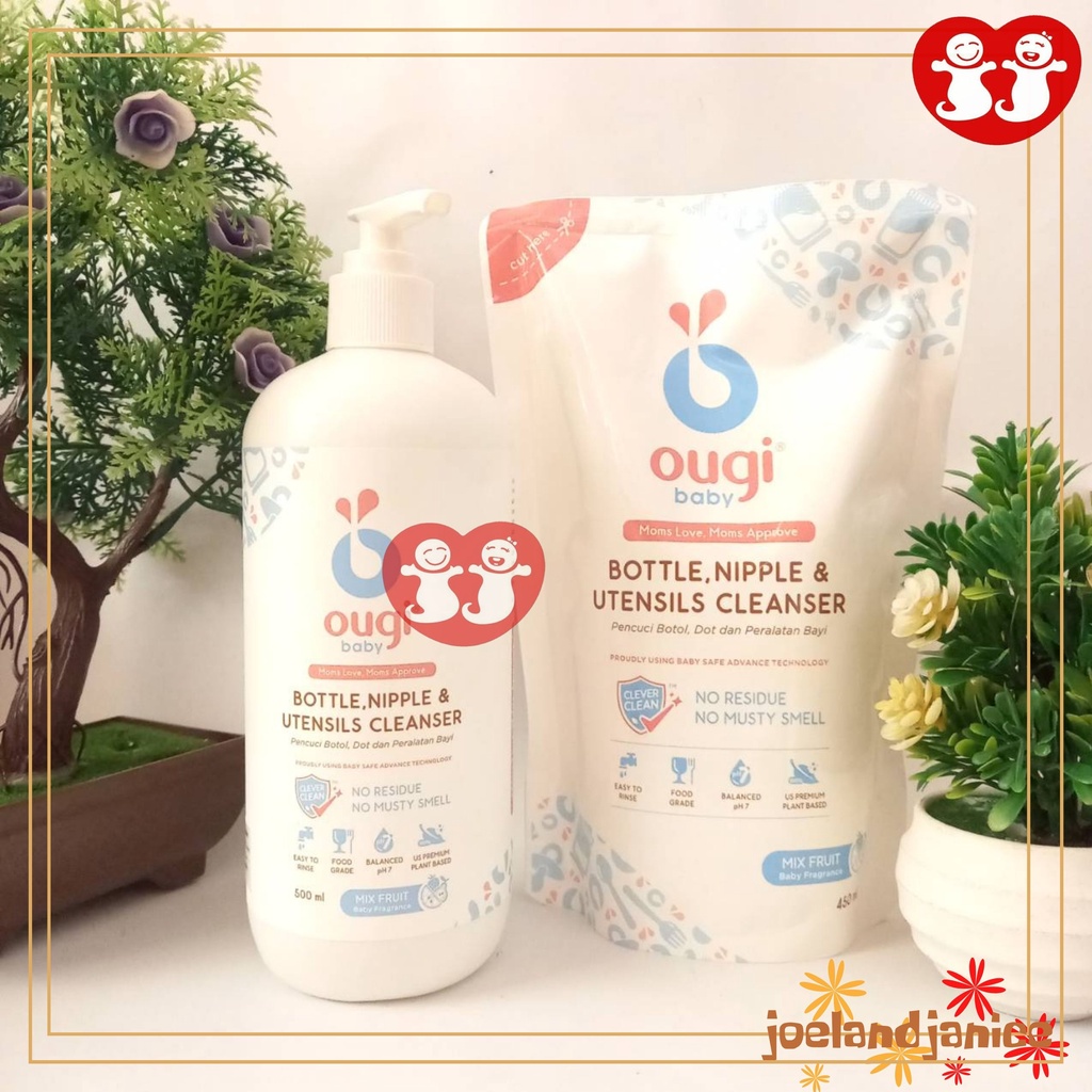Ougi Baby Bottle, Nipple &amp; Utensils Cleanser
