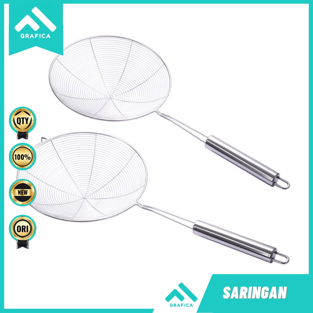 SARINGAN MINYAK GORENG TIRISAN PENGGORENGAN STAINLESS KUALITAS TERBAIK SARINGAN PENGGORENGAN STAINLE