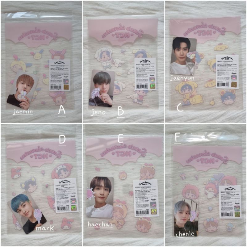 NCT x Sanrio Clear Sticker Jaemin Jeno Jaehyun Mark Harchan Jisung Chenle