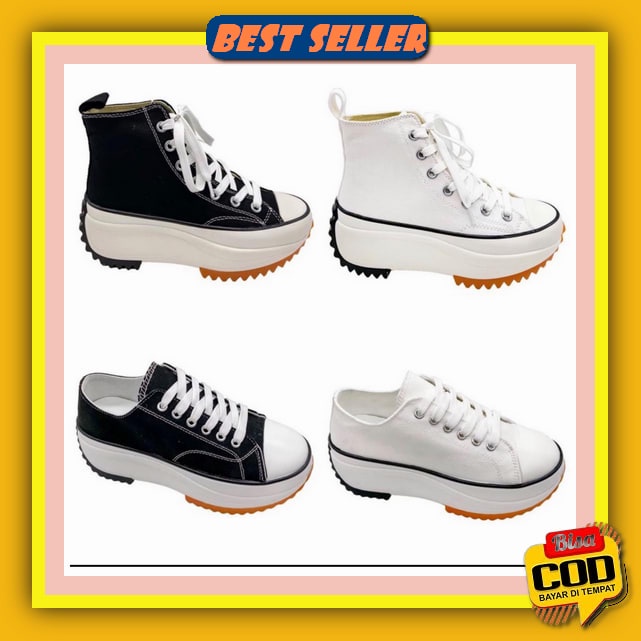 Cod Sepatu Sneakers Sneaker Snekers Sneker Srs Sr Wanita Pria Cewek Cowok Perempuan Laki-Laki   1 Lo