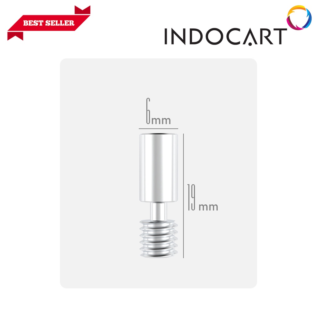 INDOCART Heat Throat HeatBreak 3D Printer Creality Titanium Alloy