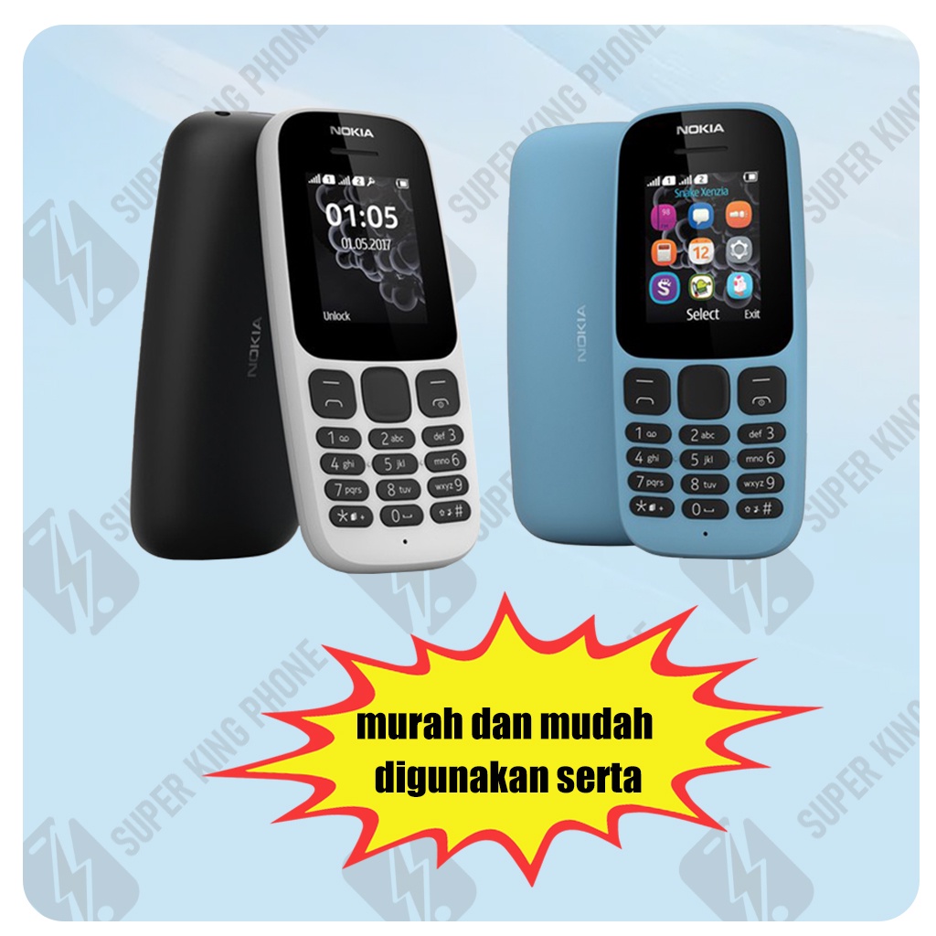 Super King Nokia 105 2017 nokia garansi bisa Indonesia nokia 105 Dual Sim 2017