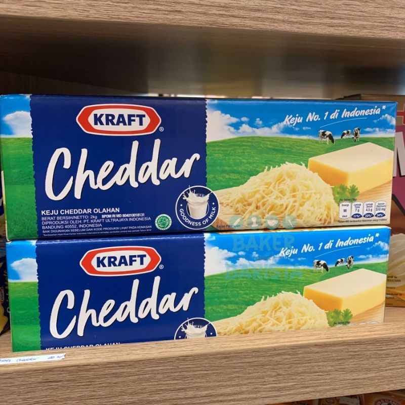 

Kraft Keju Cheddar 2 Kg Termurah Free Bubble Wrap dan Dus Tebal