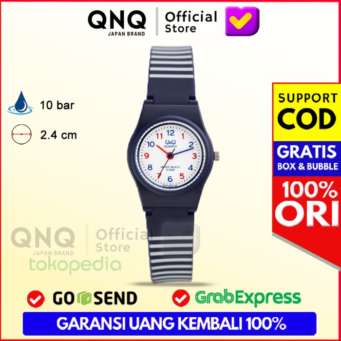 Jam Tangan Jam Tangan Wanita Q&Q Qnq Qq Original Qb47-29A Arloji Analog Anti Air