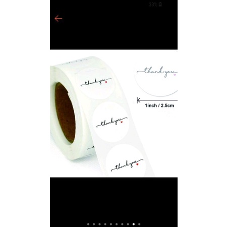 

stiker produk stiker thang you tq