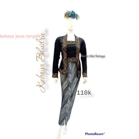 Kebaya Bludru Hitam Kutu Baru Kebaya Bludru