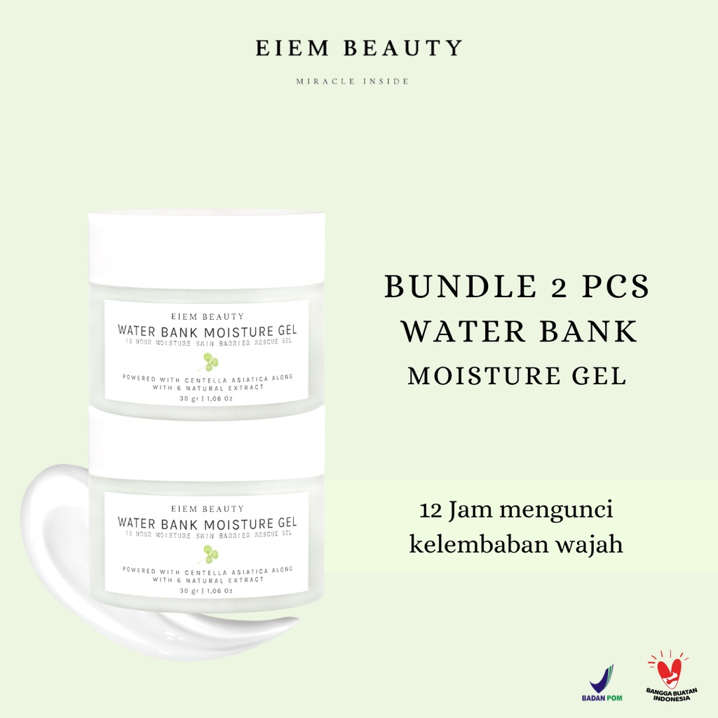 Jual BUNDLE 2 Eiem Beauty Water Bank Moisturizer (BELI 2 LEBIH HEMAT