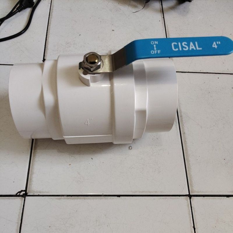 CISAL ball Valve PVC 4&quot; gg stenlees