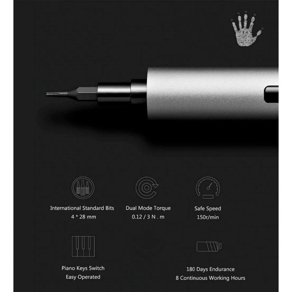 Obeng Elektrik Mini Reparasi 20 in 1 Precision Screwdriver 150 RPM