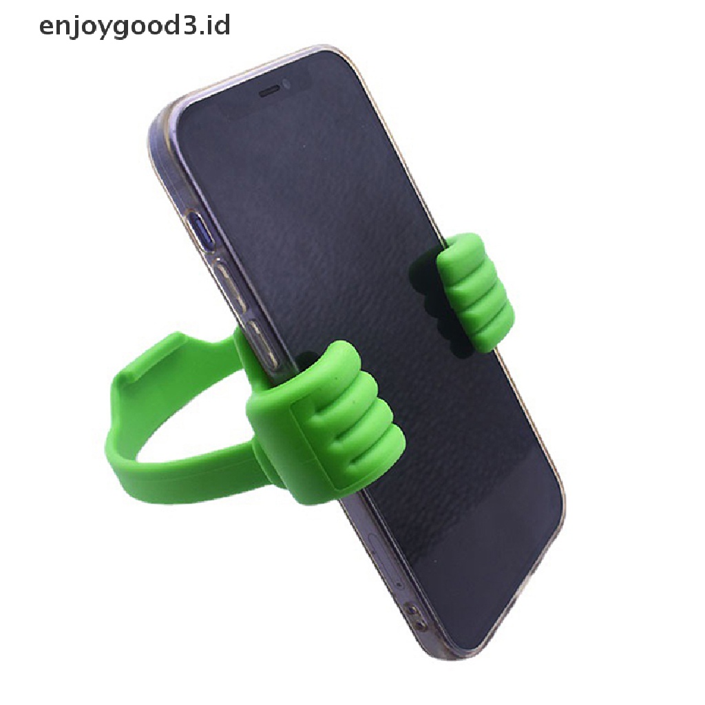 Stand Holder Ponsel Portabel Bahan Plastik Aneka Warna Dapat Disesuaikan Untuk iPhone Xiaomi Samsung