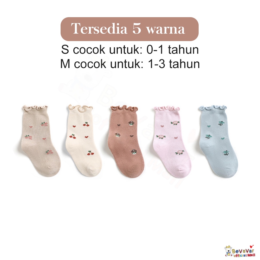 BEVAVAR Kaos Kaki Panjang Bayi Korea Baby Socks