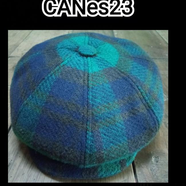 Topi Newsboy Hat Topi Newsboy Cap Topi Newsboy Pria Topi Newsboy Murah - Biru, M