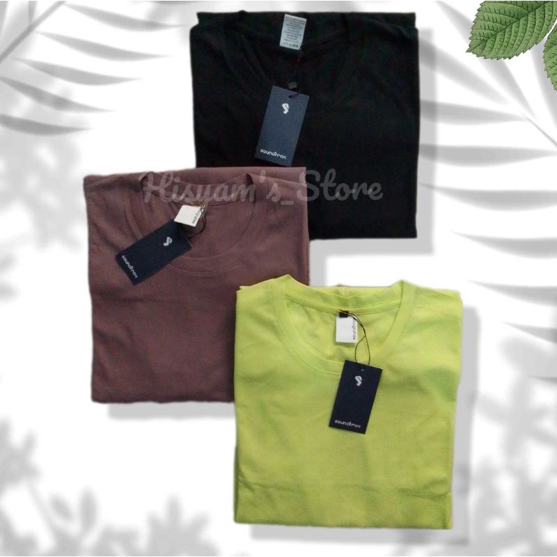 HS Ready Kaos Polos Lengan Pendek Unisex Cotton Combed 30s Soundtrack