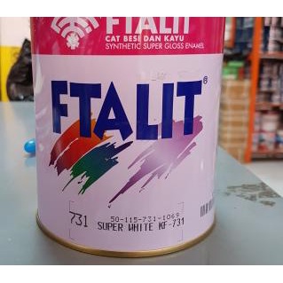 CAT MINYAK FTALIT 731 SUPER WHITE 1 KG