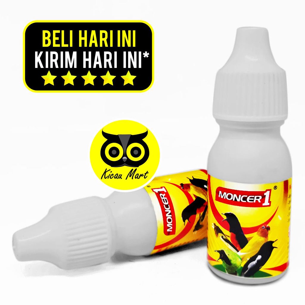 VITAMIN BURUNG MONCER 1 SUPER KICAU OBAT MACET BUNYI MABUNG NGURAK FIGHTER LOVEBIRD MURAI VMONCER