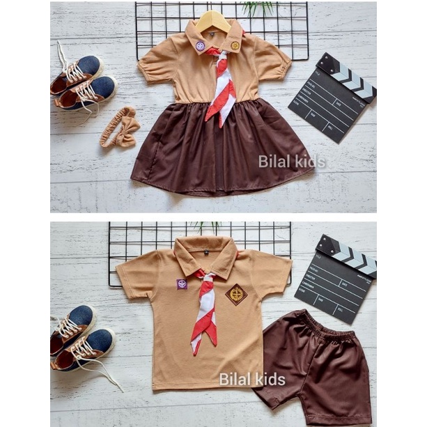 BAJU KOSTUM PRAMUKA ANAK 1-5TH