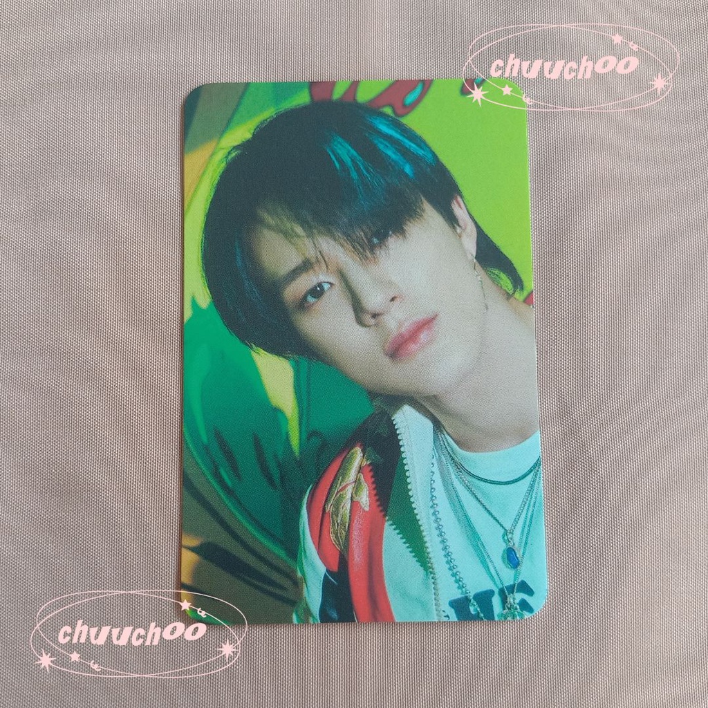PC Photocard Official NCT Dream Jeno hotsa photo holder keyring