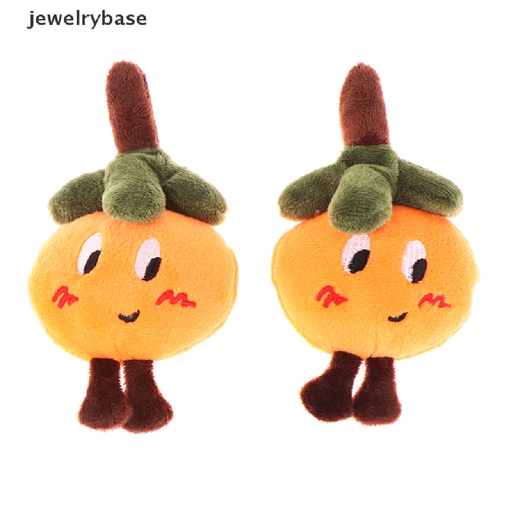 Gantungan Kunci Bentuk Boneka Kartun Buah Kesimmon Bahan Plush Untuk Dekorasi Tas
