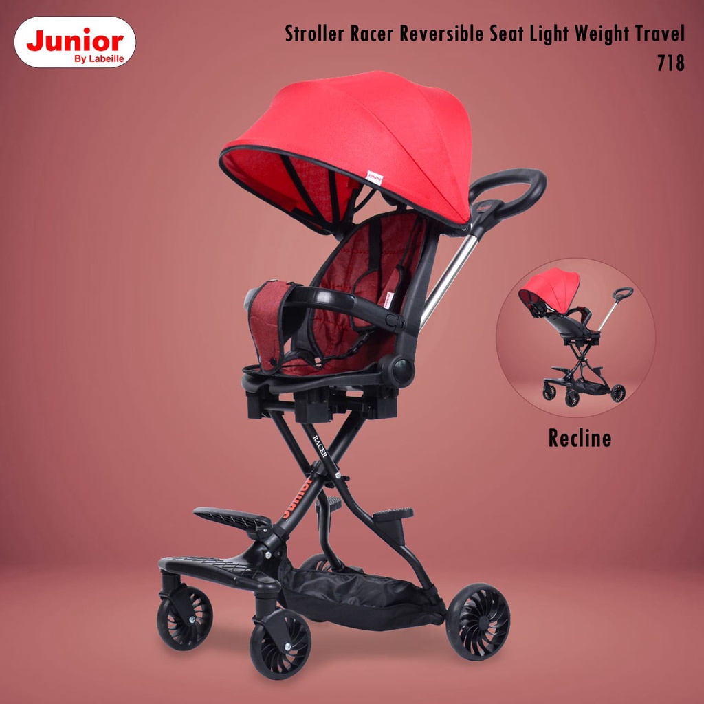 Makassar - Labeille 718 Stroller Junior Racer Reversible Light Kereta Dorong Bayi