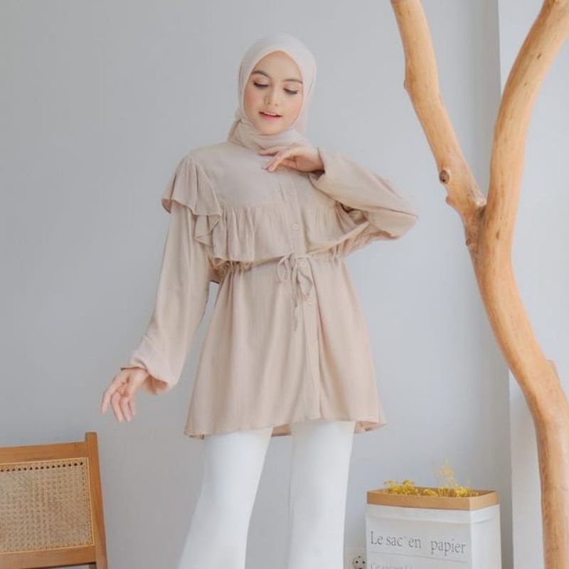 Blouse VIRAL Rayon Airflow Jumbo - Meggi Blouse //655