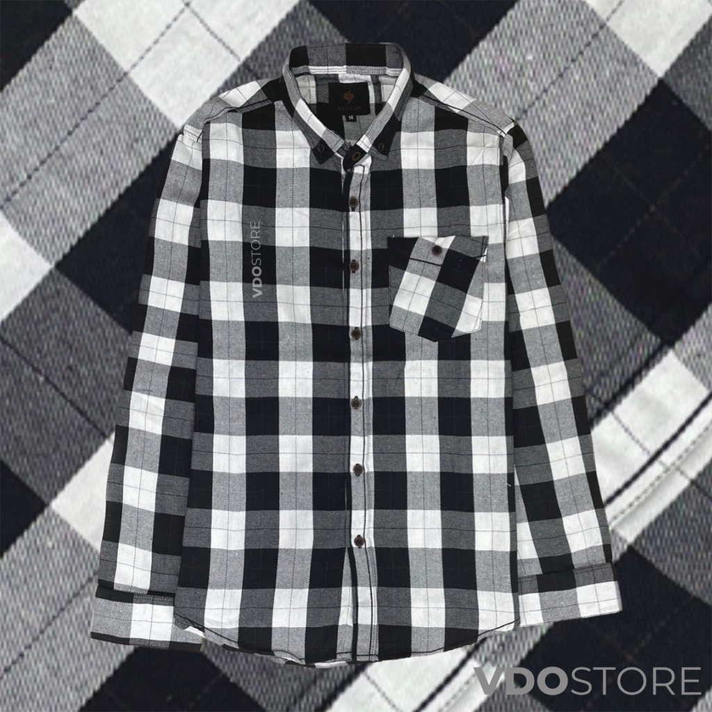 KEMEJA FLANEL PRIA 16B CLASSIC KING - M L XL - KEMEJA LENGAN PANJANG VDOSTORE DEWASA BAJU FLANNEL TANGAN PANJANG HITAM NAVY ABU MOTIF KEMEJA COWOK MURAH DEWASA SANTAI TEBAL KUALITAS IMPORT BAJU CATUR PANEL FANEL