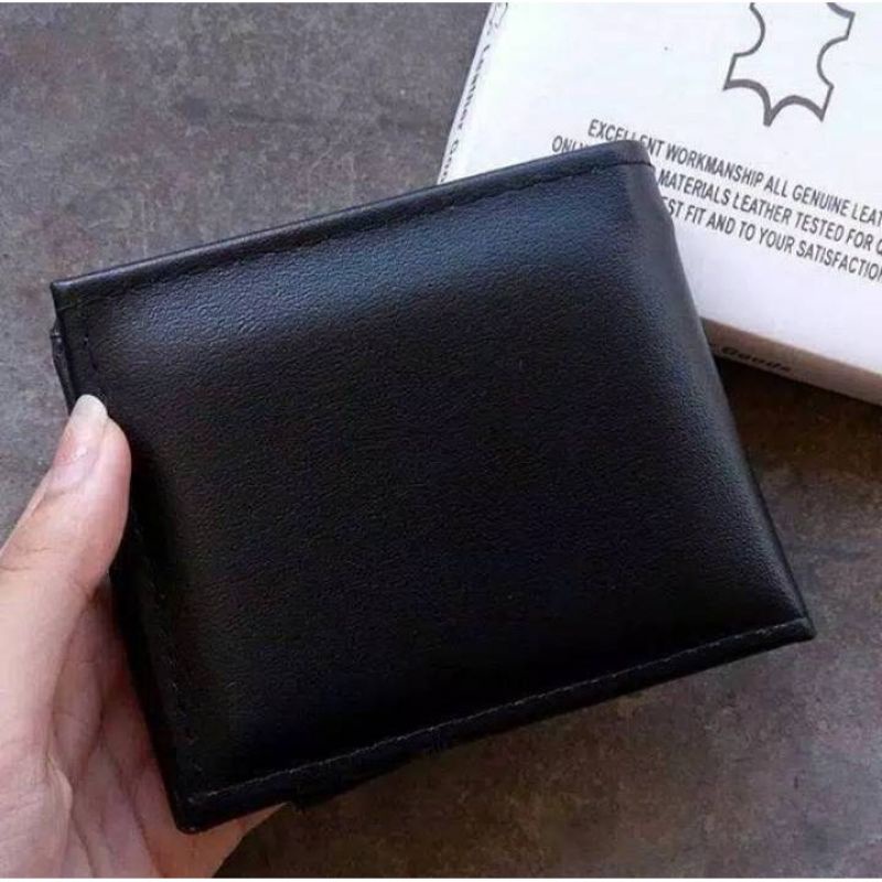 DOMPET PRIA KULIT SINTETIS LIPAT MURAH / DOMPET PRIA KECIL SIMPEL TIPIS PANJANG