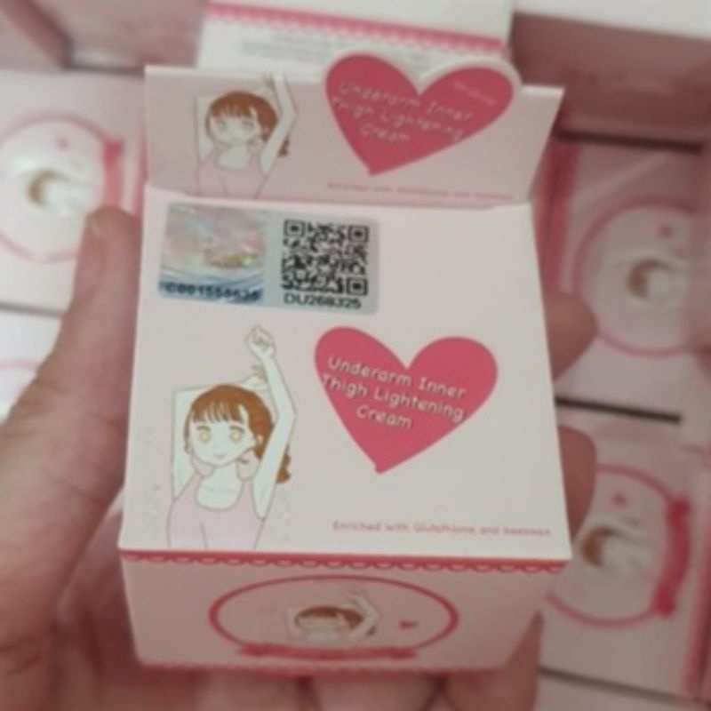 UNDERARM MS Glow Original ber Barcode Pemutih Ketiak selangkangan hitam termurah bisa cod