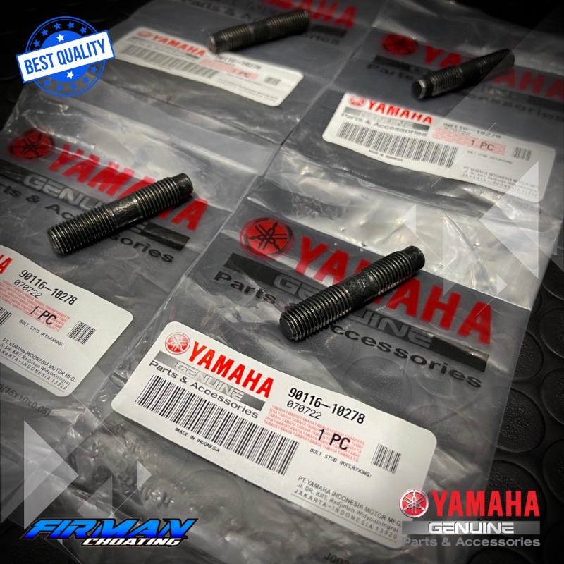 BAUT TANAM CRANKCASE KE BORING BAWAH RXKING ORIGINAL (4pcs) 90116-10278
