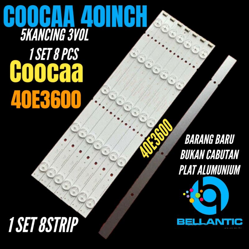 BACKLIGHT TV LED 40INCH COOCAA 40E3600
