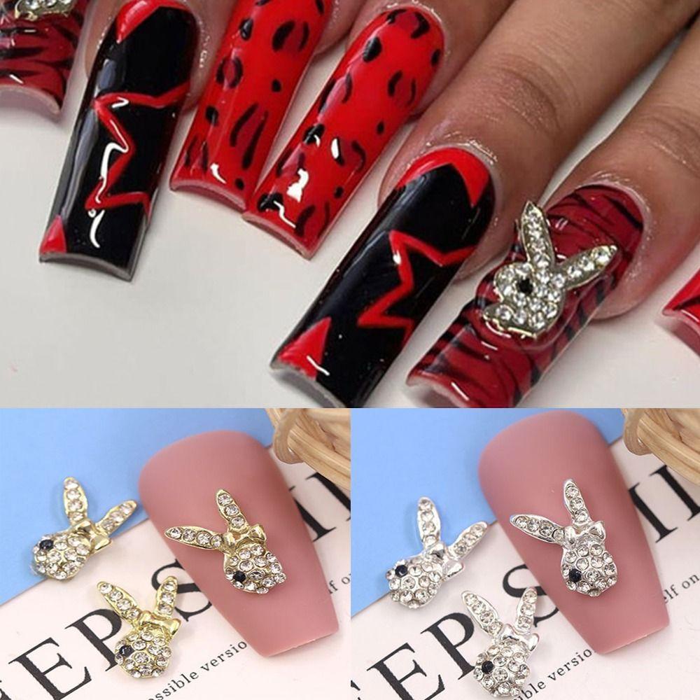 Solighter Nail Art Dekorasi Fashion Kartun Aksesoris Kuku Tusuk Hiasan